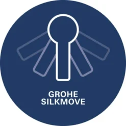 Grohe QuickFix Waschtischarmatur Start L-Size Zugstangen-Ablaufgarnitur 1 1/4" -Badezimmerprodukte Geschäft 036389 GROHE Icon SilkMove