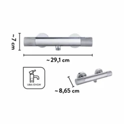 Baliv Thermostat-Duscharmatur DU-2060 Chrom -Badezimmerprodukte Geschäft 048122122190 VM01 281021 L