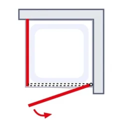 Schulte ExpressPlus Drehtür Seitenwand Mit Duschwanne AlexaStyle2.0 80 X 80 -Badezimmerprodukte Geschäft 060991064418 2053 064418 6