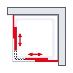 Schulte ExpressPlus Eckeinstieg Variabel Sunny80-90 X 80-90 X 180 Cm 4-teilig 8 Schulte ExpressPlus Eckeinstieg Variabel Sunny80-90 X 80-90 X 180 Cm 4-teilig -Badezimmerprodukte Geschäft 060991064715 2053 064715 6