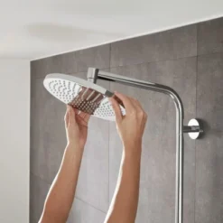 Hansgrohe Duschsystem Crometta S Showerpipe 240 EcoSmart Chrom/Weiß M. Umsteller 11 Hansgrohe Duschsystem Crometta S Showerpipe 240 EcoSmart Chrom/Weiß M. Umsteller -Badezimmerprodukte Geschäft 158692 2744 A 02