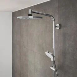 Hansgrohe Duschsystem Crometta S Showerpipe 240 EcoSmart Chrom/Weiß M. Umsteller 10 Hansgrohe Duschsystem Crometta S Showerpipe 240 EcoSmart Chrom/Weiß M. Umsteller -Badezimmerprodukte Geschäft 158692 2744 CU 01