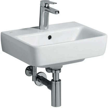 Geberit Handwaschbecken Renova Compact 45 Cm Weiß KeraTect 2 Geberit Handwaschbecken Renova Compact 45 Cm Weiß KeraTect – Bild 2