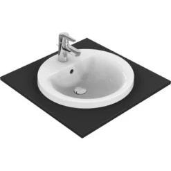 Ideal Standard Einbauwaschtisch Connect Ø 48 Cm 1 Hahnloch Mit Überlauf Weiß 5 Ideal Standard Einbauwaschtisch Connect Ø 48 Cm 1 Hahnloch Mit Überlauf Weiß -Badezimmerprodukte Geschäft 188481 3049 3