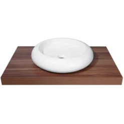 Aufsatzwaschbecken Imia 45 X 45 Cm Rund -Badezimmerprodukte Geschäft 2137 Aufsatzwaschbecken 3