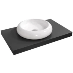 Aufsatzwaschbecken Imia 45 X 45 Cm Rund -Badezimmerprodukte Geschäft 2137 Aufsatzwaschbecken 4