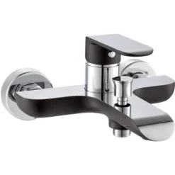 Baliv Wannenarmatur WA-5071 Schwarz-Chrom