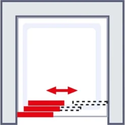 Schulte Kristall Trend Gleittür 3-teilig 80 Cm Kunstglas Softline Hell -Badezimmerprodukte Geschäft 32020 2053 4060991002335 6