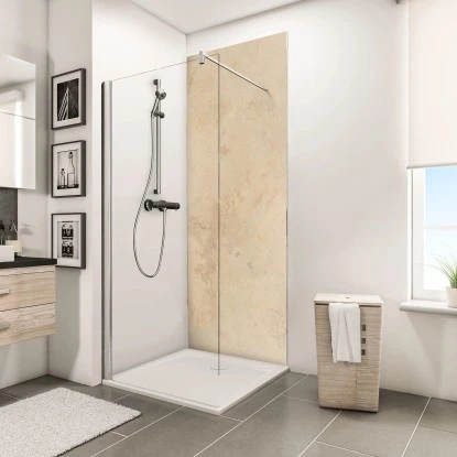 Schulte DecoDesign Duschrückwand Dekor Kalkstein-Hell 255 X 100 Cm 1 Schulte DecoDesign Duschrückwand Dekor Kalkstein-Hell 255 X 100 Cm