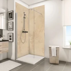 Schulte DecoDesign Duschrückwand Dekor Kalkstein-Hell 255 X 150 Cm -Badezimmerprodukte Geschäft 32020 2053 4060991009273 7