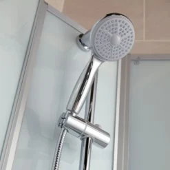 Schulte Komplettduschkabine Korfu II Mit Boiler Pumpe Alu-Natur Hellgrün -Badezimmerprodukte Geschäft 32020 2053 4060991009983 7