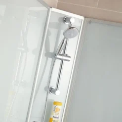 Schulte Komplettduschkabine Korfu II Mit Boiler Pumpe Alu-Natur Hellgrün -Badezimmerprodukte Geschäft 32020 2053 4060991009983 8