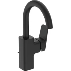 Ideal Standard Waschtischarmatur Ceraplan H200 Mit Ablaufgarnitur Schwarz Matt