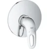Grohe Einhand-Brausebatterie Eurostyle Offener Metall-Hebelgriff Chrom