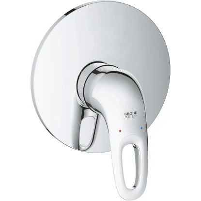 Grohe Einhand-Brausebatterie Eurostyle Offener Metall-Hebelgriff Chrom 1 Grohe Einhand-Brausebatterie Eurostyle Offener Metall-Hebelgriff Chrom