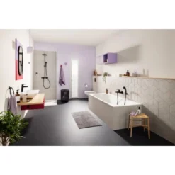 Grohe QuickFix Duschsystem Vitalio Start System 250 Schwarz Thermostatbatterie -Badezimmerprodukte Geschäft 4005176782169 4520 AB 01