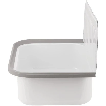 Sanitop-Wingenroth Ausgussbecken Glasierter Stahl 50 Cm Weiß 3 Sanitop-Wingenroth Ausgussbecken Glasierter Stahl 50 Cm Weiß – Bild 3