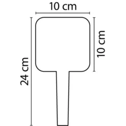 AquaSu Eckige Handbrause Otare Mit 1 Strahlart Wassersparend Chrom -Badezimmerprodukte Geschäft 4006596722070 722070 47