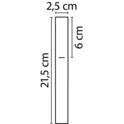 AquaSu Eckige Stab-Handbrause Proda Mit 1 Strahlart Chrom -Badezimmerprodukte Geschäft 4006596722162 722162 47
