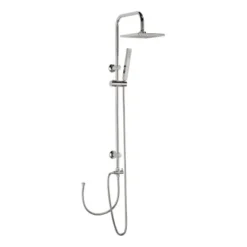 AquaSu Duschsystem Proda Mit 1 Strahlart Eckig Chrom