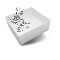 Baliv Aufsatzwaschbecken WBA-7100 41 Cm X 41 Cm -Badezimmerprodukte Geschäft 4007873411557 S03 110219