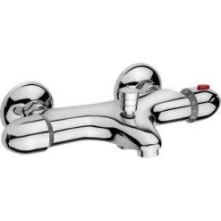 Thermostat-Wannenarmatur Levico Chrom