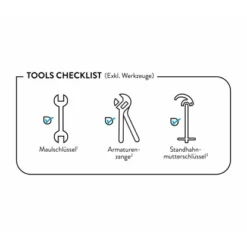 Baliv Waschtischarmatur WT-5750 Schwarz Matt -Badezimmerprodukte Geschäft 4007874206671 50