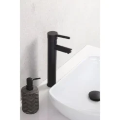 Fackelmann Stand-Armatur New York Schwarz -Badezimmerprodukte Geschäft 4008033862202 3254 03