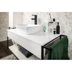 Fackelmann Stand-Armatur New York Schwarz -Badezimmerprodukte Geschäft 4008033862202 3254 04