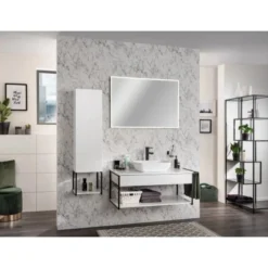 Fackelmann Stand-Armatur New York Schwarz -Badezimmerprodukte Geschäft 4008033862202 3254 06