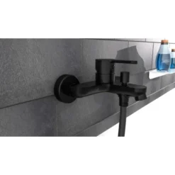 Schütte Wannenarmatur Denver Schwarz Matt -Badezimmerprodukte Geschäft 4008431443065 2759 4