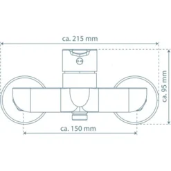 Schütte Duscharmatur Denver Schwarz Matt -Badezimmerprodukte Geschäft 4008431444062 2759 20