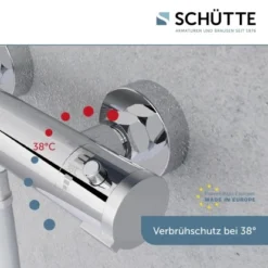 Schütte Thermostat Duscharmatur London Chrom -Badezimmerprodukte Geschäft 4008431524658 2759 4