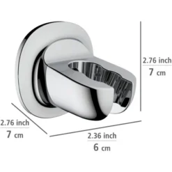 Wenko Duschkopfhalter Liberta Befestigen Ohne Bohren Chrom -Badezimmerprodukte Geschäft 4008838354087 1068 AI 02