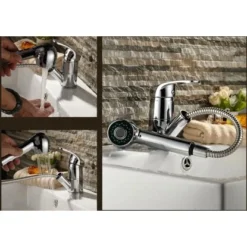 Wenko Ersatz-Geschirrbrause Wassereinsparung Ø 4,6 Cm Chrom -Badezimmerprodukte Geschäft 4008838363980 1068 A 01