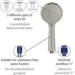 Wenko Brauseset Young 66 Cm Edelstahl -Badezimmerprodukte Geschäft 4008838404195 1068 AI 10