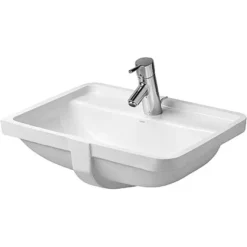 Duravit Einbauwaschbecken Starck 3 52,5 Cm Weiß WG Mit Waschtisch + 1 Hahnloch