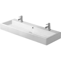 Duravit DU Waschtisch Vero 1200 Mm Mit ÜL, Mit HLB, 2 HL, Weiß