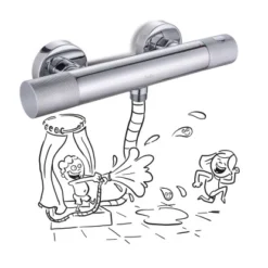 Baliv Thermostat-Duscharmatur DU-2060 Chrom -Badezimmerprodukte Geschäft 4048122122190 S03 021220 L