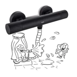 Baliv Thermostat-Duscharmatur DU-2060 Schwarz -Badezimmerprodukte Geschäft 4048122122206 S03 021220 L