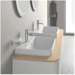 Duravit Aufsatzbecken Happy D.2 Plus Weiß Hochglanz 19,5 Cm X 60 Cm X 46 Cm -Badezimmerprodukte Geschäft 4053424896939 2438 AB 01