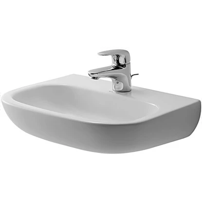 Duravit Waschbecken D-Code Med 45 Cm Weiß Mit 1 Hahnloch 1 Duravit Waschbecken D-Code Med 45 Cm Weiß Mit 1 Hahnloch