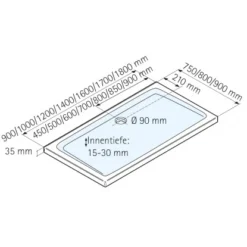 Schulte Duschwanne Rechteck Extra-flach Alpinweiß Inkl.Füße & Ablauf 75 X 160 Cm -Badezimmerprodukte Geschäft 4060991011580 2053 3