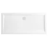 Schulte Duschwanne Rechteck Extra-flach Alpinweiß Inkl.Füße & Ablauf 80 X 170 Cm