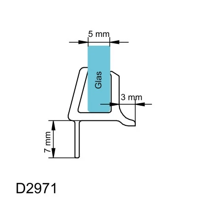 Schulte Wasserabweisprofil Gebogen 5 Mm Glas Für Rundduschen 2 Schulte Wasserabweisprofil Gebogen 5 Mm Glas Für Rundduschen – Bild 2
