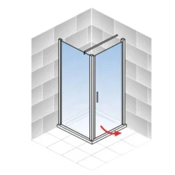 Schulte Alexa Style 2.0 Drehtür Inklusive Seitenwand 90 X 90 X 192 Cm -Badezimmerprodukte Geschäft 4060991017513 5