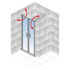 Schulte Alexa Style 2.0 Pendeltür In Nische 90 X 192 Cm -Badezimmerprodukte Geschäft 4060991018565 5