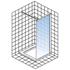 Schulte Alexa Style 2.0 Duschwand Walk In 90 X 190 Cm -Badezimmerprodukte Geschäft 4060991020179 5