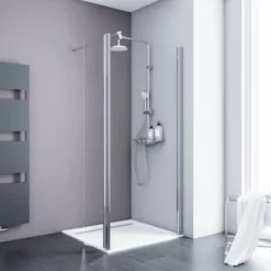 Schulte AlexaStyle 2.0 Duschwand Walk In Mit Bewegl. Element 80 X 30 X 190 Cm