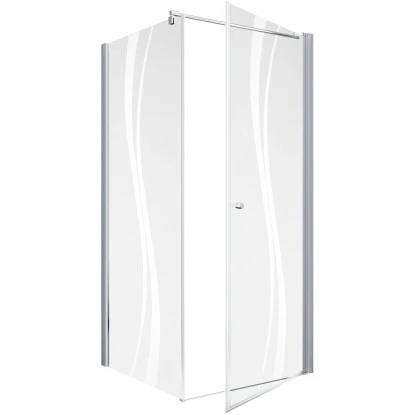 Schulte ExpressPlus Drehtür Seitenwand AlexaStyle2.0Dekor Liane 80cm 2 Schulte ExpressPlus Drehtür Seitenwand AlexaStyle2.0Dekor Liane 80cm – Bild 2